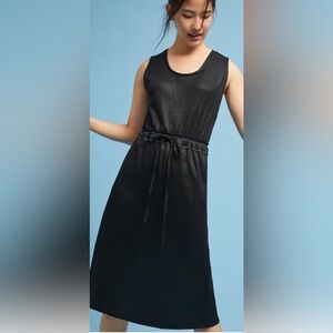 Dolan Left Coast Anthropologie Womens Tank Dress Size XS Metallic Drawstring
